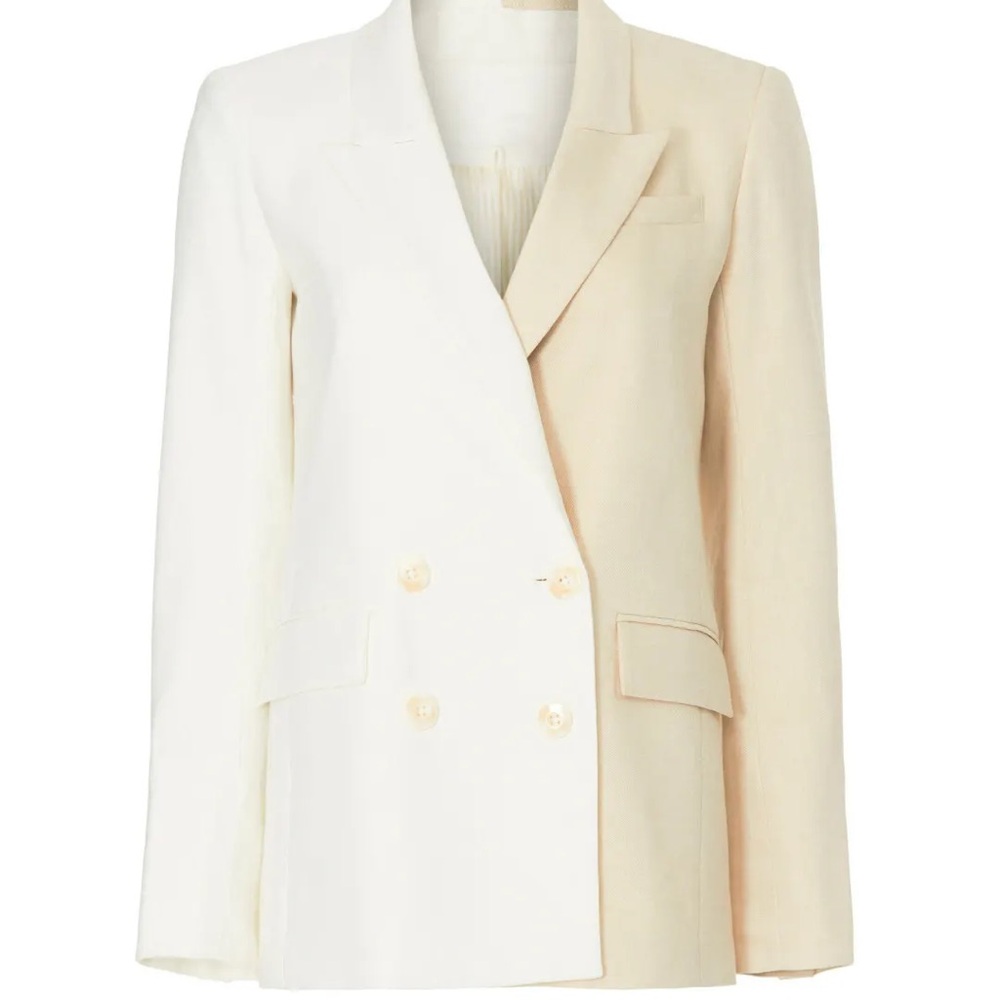Veronica Beard White and Cream Blazer